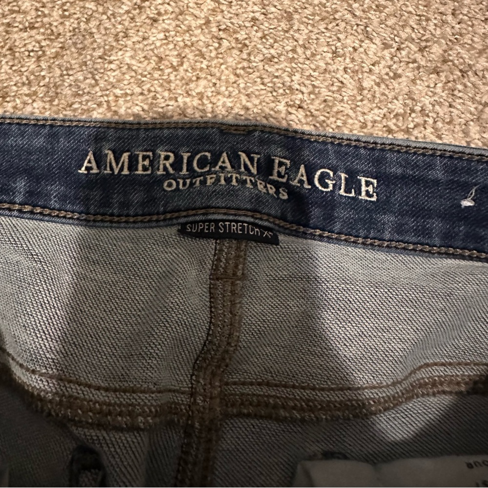 American Eagle Outfitters Dark Blue Skinny Jeans - Picture 4 of 6